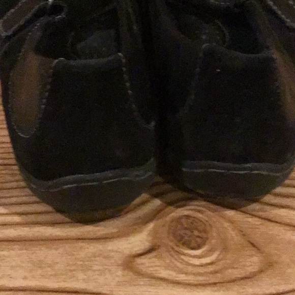 Sz.9 b.o.c Leather Blk Flats. CLOSET CLEANOUT - Picture 3 of 5